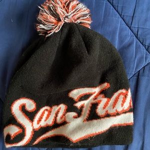 SF Giants puff beanie